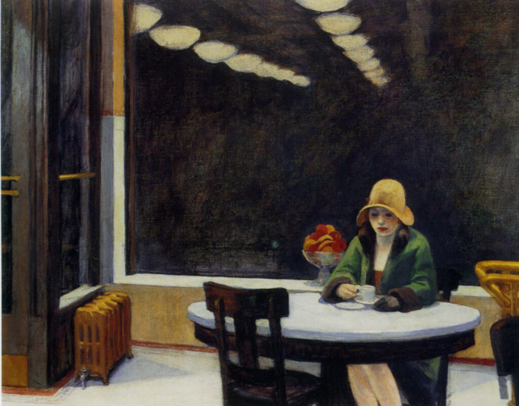 Edward Hopper, 
Automat (1927)